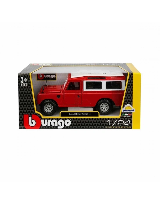 ÇOK SATAN 22063 Land Rover Series II Model Araba 1:24 Kırmızı -Sunman
