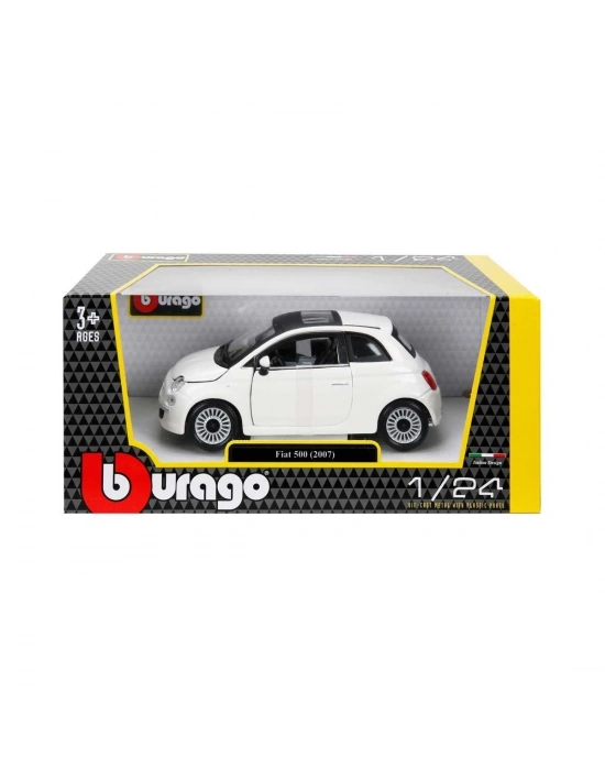 ÇOK SATAN 22106 Burago 1:24 Fiat 500 2007 Model Araba