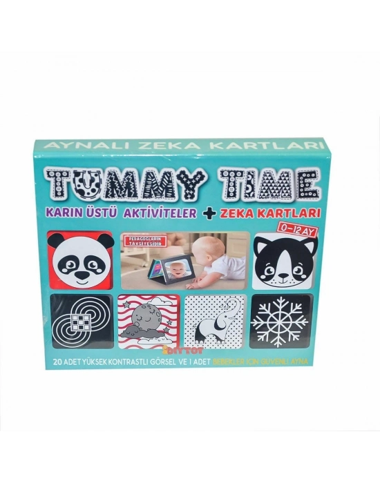 ÇOK SATAN 2304 Tummy Time Aynalı Zeka Kartı - Dıy Toy