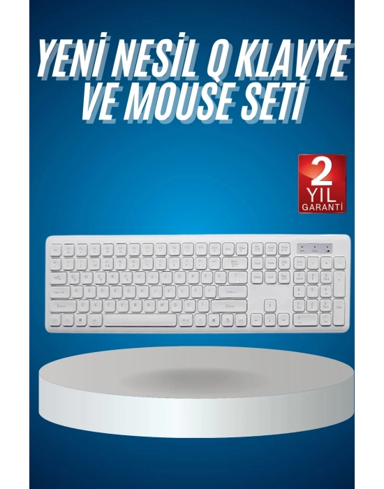 ÇOK SATAN 2.4 Ghz Wireless Kablosuz Klavye Mouse Seti Tv Pc Uyumlu