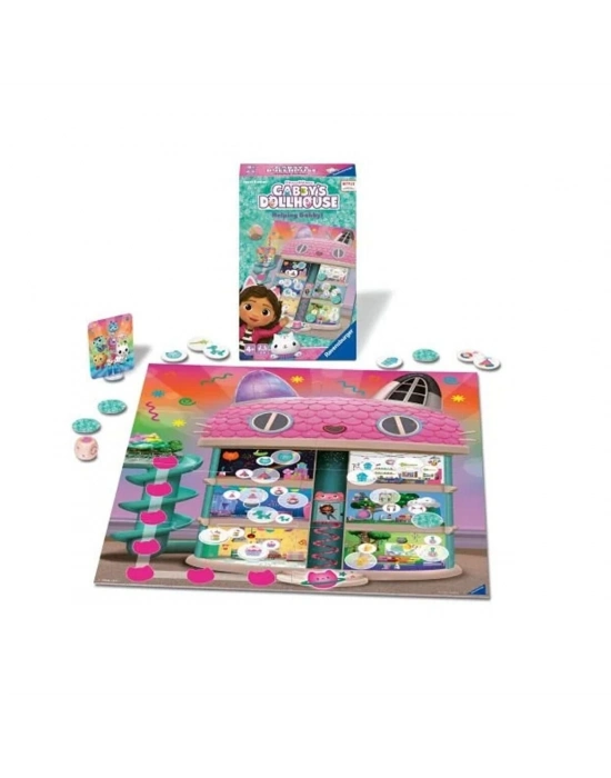 ÇOK SATAN 248100 Ravensburger - Gabbys Dollhouse - Seyahat Boy Kutu Oyunu