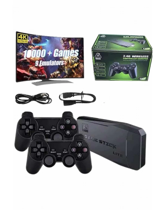 ÇOK SATAN 2.4g Uyumlu Kablosuz Çift Kol Atari Retro 20000 Oyun Game Stick