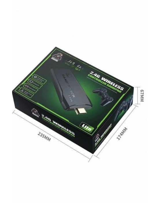 ÇOK SATAN 2.4g Uyumlu Kablosuz Çift Kol Atari Retro 20000 Oyun Game Stick