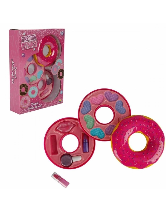 ÇOK SATAN 2596 Donut Şekilli 2 Katlı Makyaj Güzellik Seti -Sunman