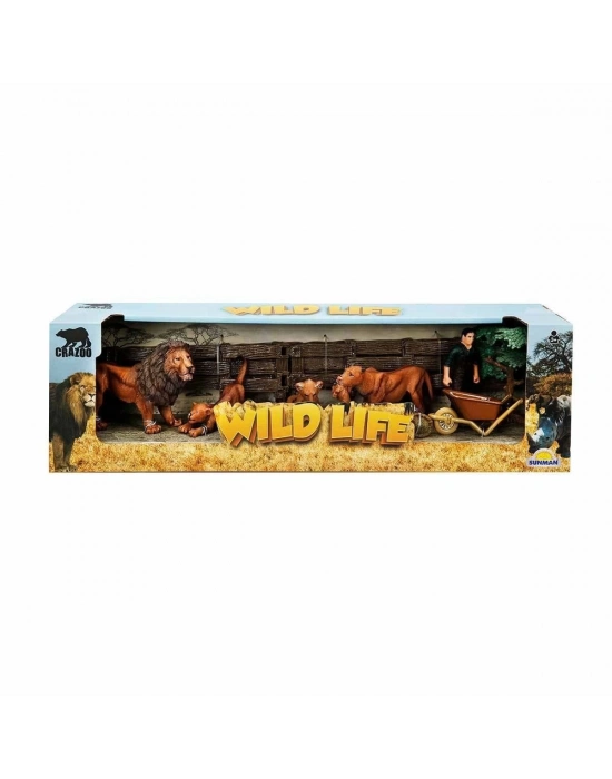ÇOK SATAN 2691  Farm World Vahşi Hayvanlar Oyun Seti