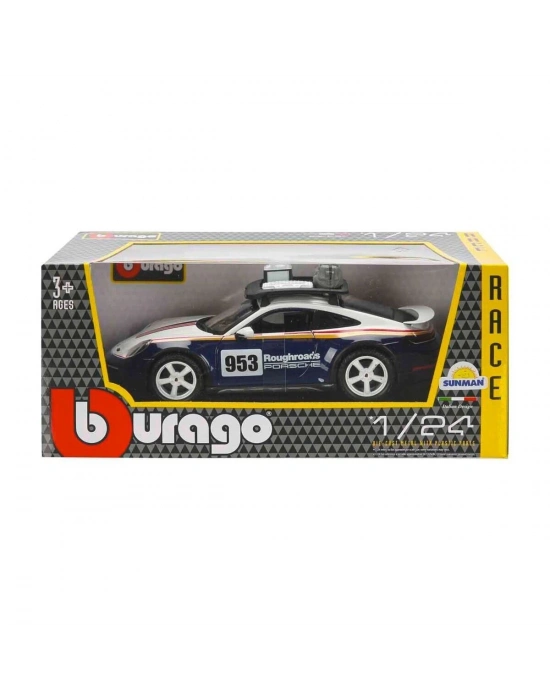 ÇOK SATAN 28029 Burago 1:24 Porsche 911 Dakar Model Araba -Sunman