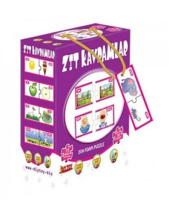 ÇOK SATAN 2945 DıyToy ZIT KAVRAMLAR KUTULU 2 Lİ