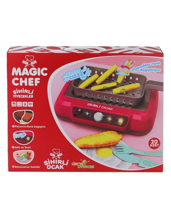 ÇOK SATAN 2A550 Magic Chef Barbekü Ocak Seti -Limon Oyuncak