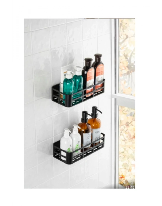 ÇOK SATAN 2’li banyo organizer düzenleyici yapışkanlı raf