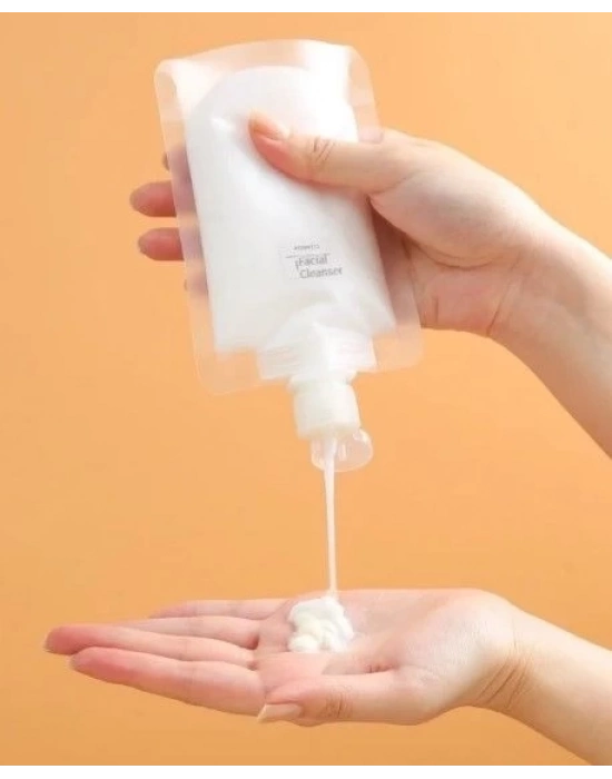 ÇOK SATAN 3 Adet 100ml Krem Şampuan Kabı Tekrar Kullanılabilir Set