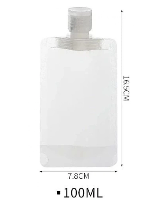 ÇOK SATAN 3 Adet 100ml Krem Şampuan Kabı Tekrar Kullanılabilir Set