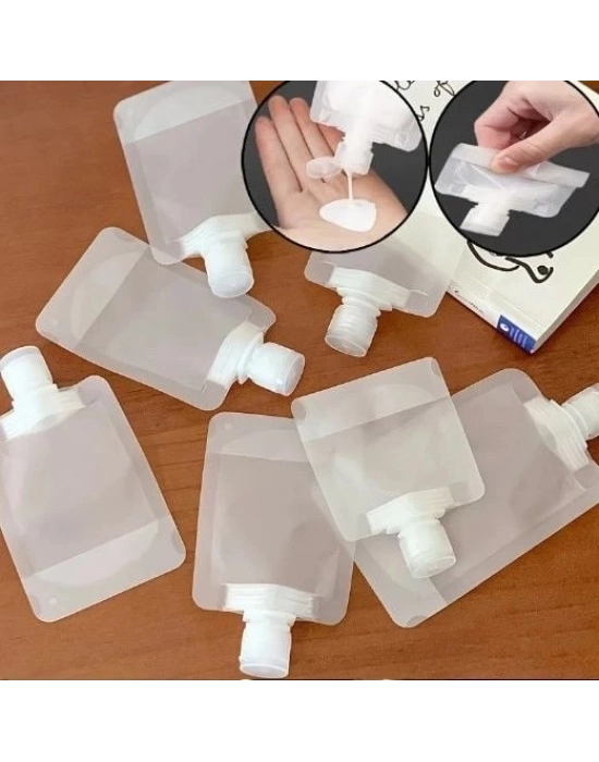 ÇOK SATAN 3 Adet 100ml Krem Şampuan Kabı Tekrar Kullanılabilir Set