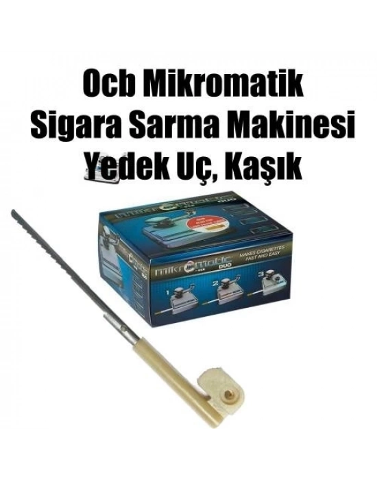 ÇOK SATAN 3lü Set Çelik Ocb Ürün Kesme Makinası Yedek Kaşık Yedek Uc Kürek