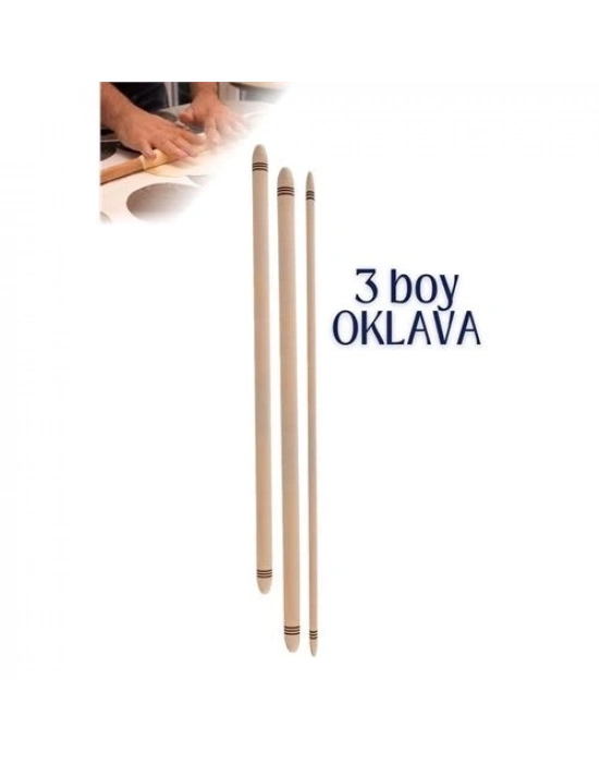 ÇOK SATAN 3 Model Oklava Seti 60 ve 80 Cm