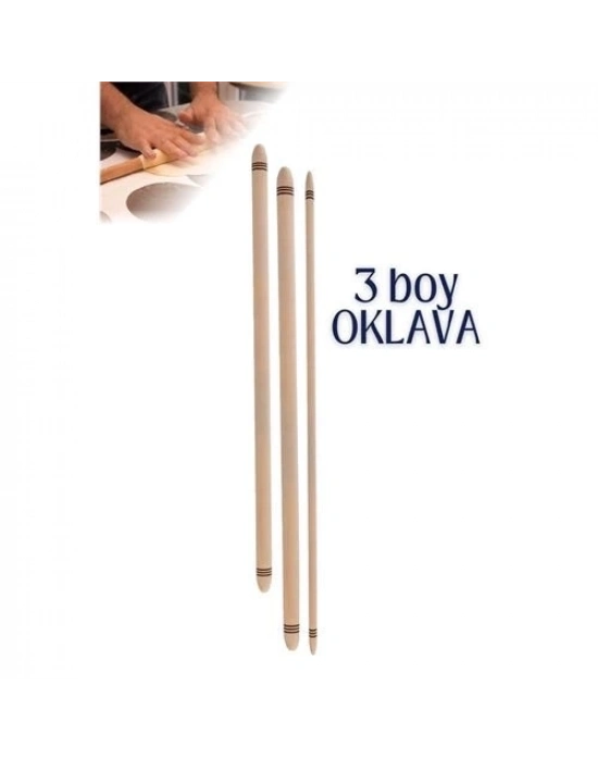 ÇOK SATAN 3 Model Oklava Seti 60 ve 80 Cm