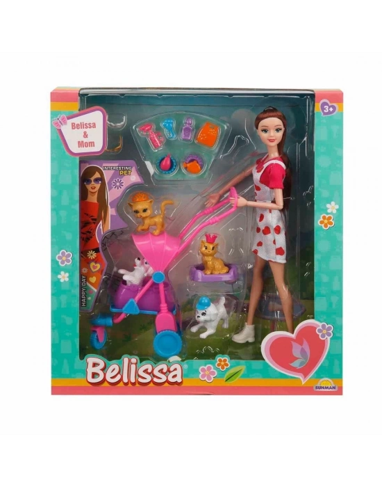 ÇOK SATAN 3045 Belissanın Annesi ve Sevimli Dostlar 30 cm -- 1 Adet Stokta Olan Gönderilir