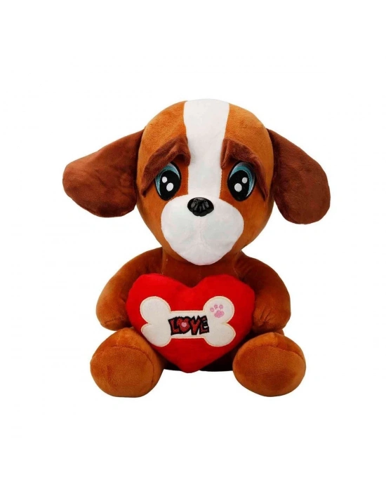 ÇOK SATAN 3183 Sunman, Kalpli Peluş Köpek 30 cm