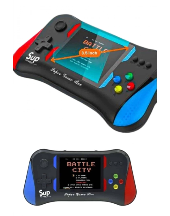 ÇOK SATAN 3.5 İnç 500ü 1 Arada Klasik Oyun Konsolu Nostalji Oyunlu Atari
