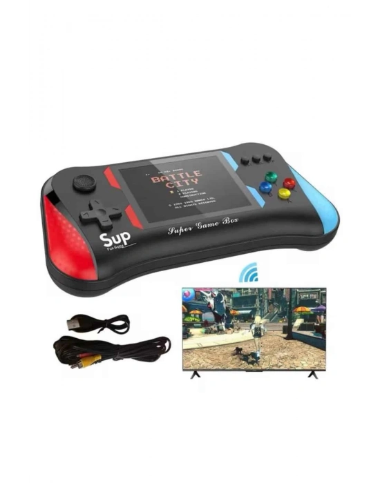 ÇOK SATAN 3.5 İnç 500ü 1 Arada Klasik Oyun Konsolu Nostalji Oyunlu Atari