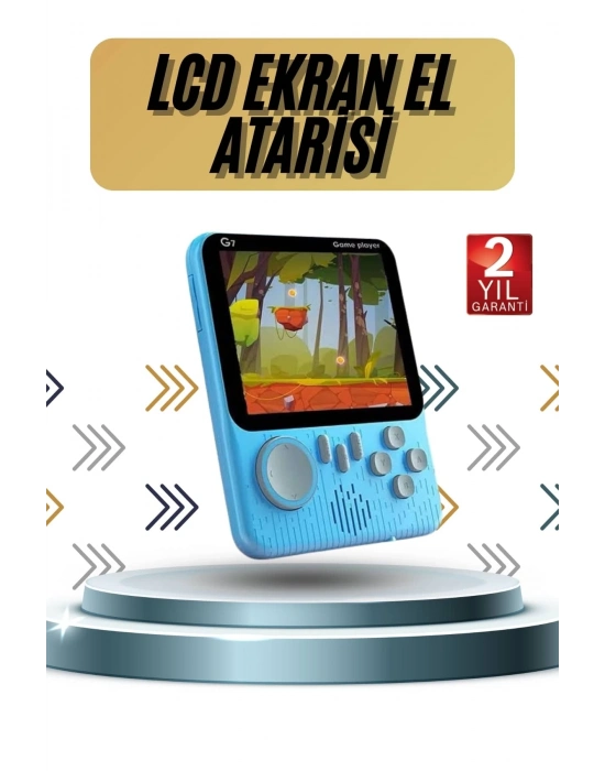 ÇOK SATAN 3.5 İnç Mini Atari Taşınabilir Oyun Konsolu 666 Adet Retro Oyun