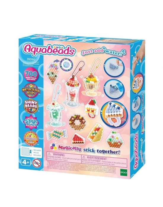 ÇOK SATAN 35090 AquaBeads Dondurma ve Tatlı Aksesuar Kiti - 700 parça +4 yaş