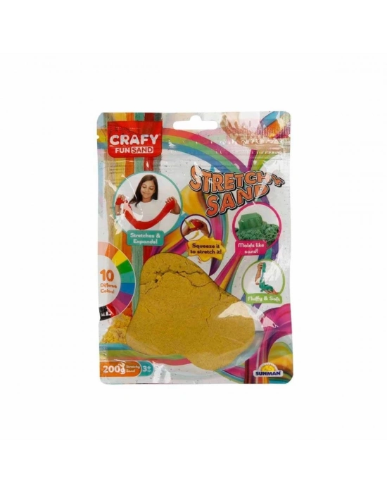 ÇOK SATAN 3600 Crafy Streç Oyun Kumu Sarı 200 g