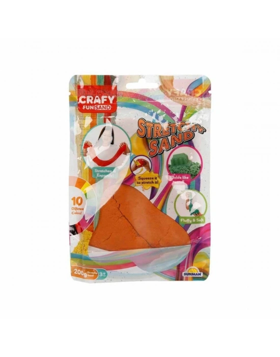 ÇOK SATAN 3601 Crafy Streç Oyun Kumu Turuncu 200 g