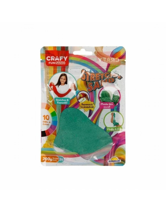 ÇOK SATAN 3608 Crafy Streç Oyun Kumu Yeşil 200 g
