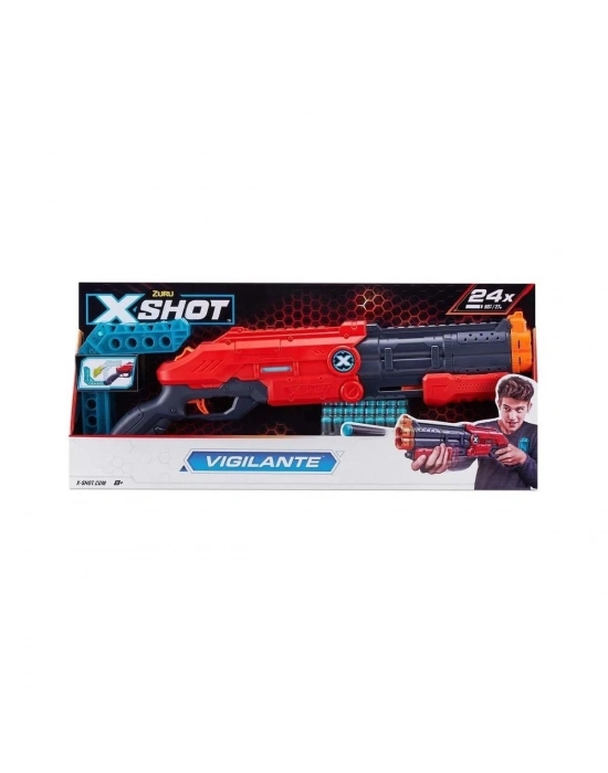 ÇOK SATAN 36436 Zuru X-Shot Silah Sünger Atan Excel-Vigilante 24 Mermi