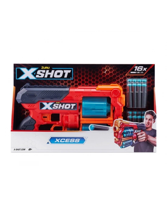 ÇOK SATAN 36737 Zuru X Shot Sünger Atan Excel-Xcess 16 Mermili Silah