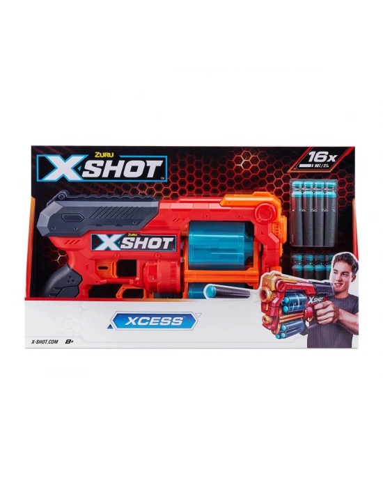 ÇOK SATAN 36737 Zuru X Shot Sünger Atan Excel-Xcess 16 Mermili Silah