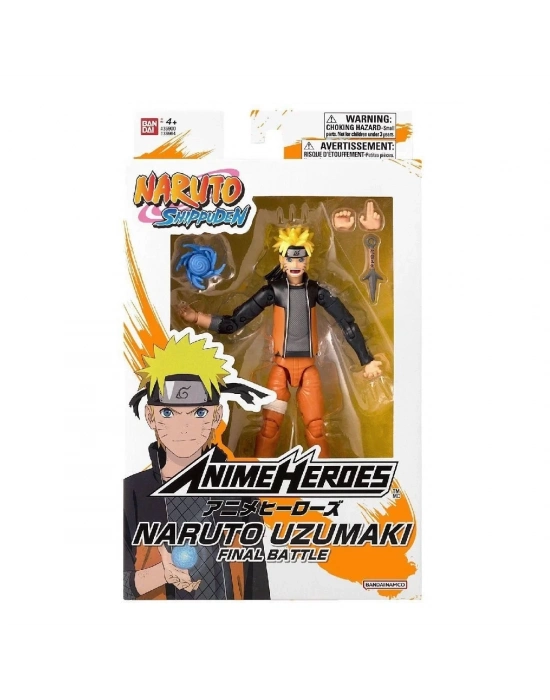 ÇOK SATAN 36964 Anime Heroes Naruto 16 cm Figür - Naruto Uzumaki Son Savaş