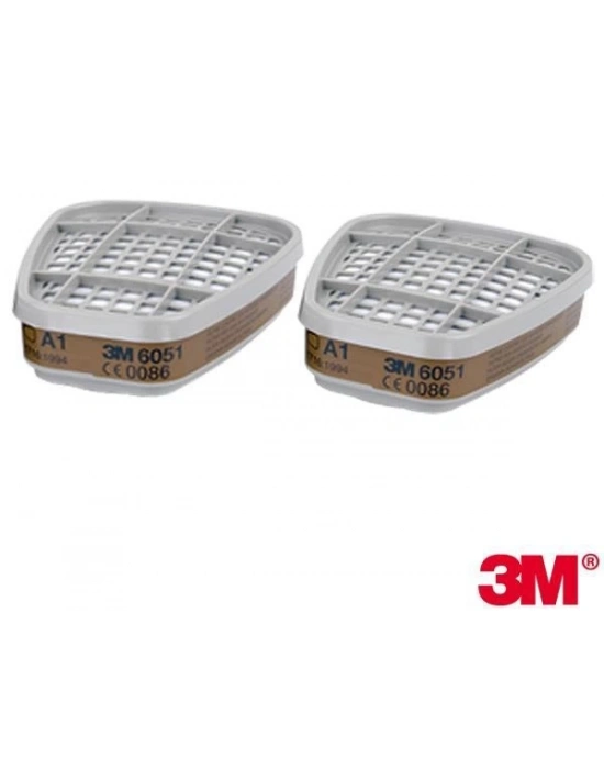 ® 3M 6051 A1 Organik Gaz Buhar Filtresi