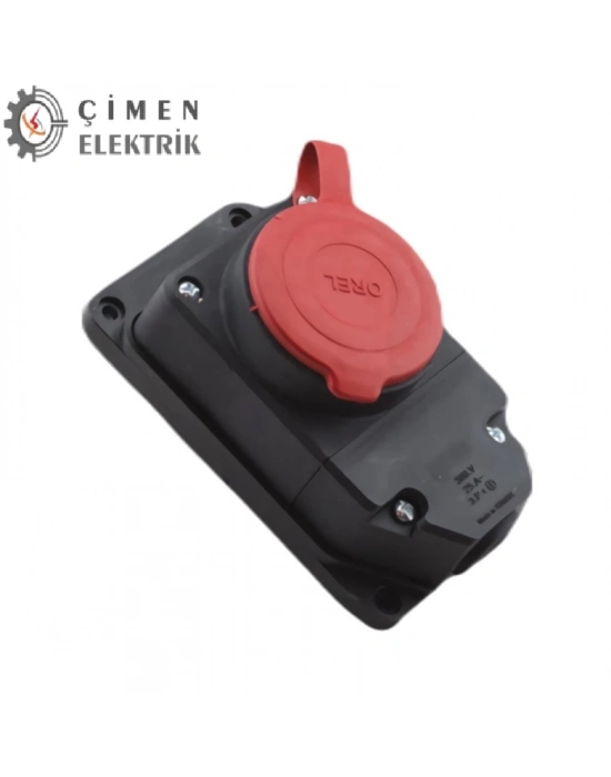 ÇOK SATAN 3X25 Kauçuk Duvar Priz 380V