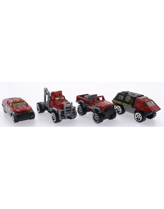 ÇOK SATAN 4Lü Die Cast İtfaiye Seti