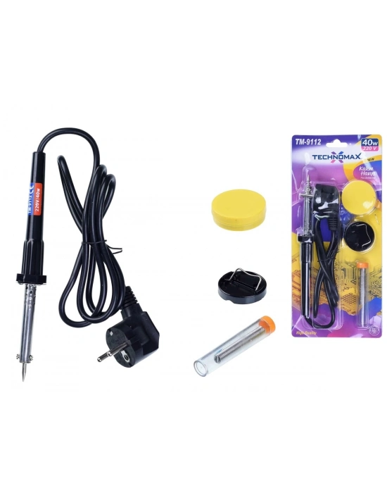 ÇOK SATAN 40w Pasta Ve Lehim Telli Havya Seti Tm-9112