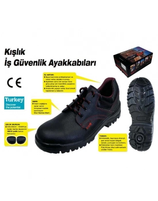 ® 414 Çelik Burunlu İş Ayakkabısı S2 44 Numara