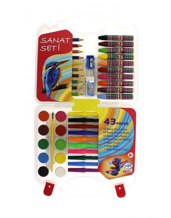 ÇOK SATAN 43 Parça Çantalı Sanat Seti