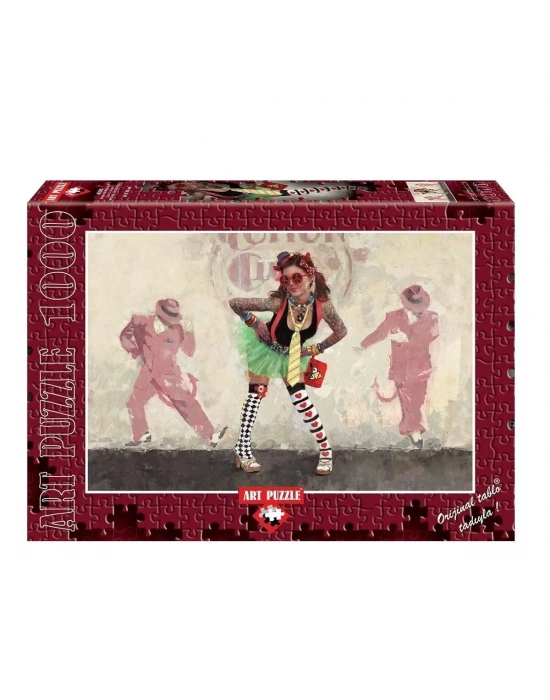 ÇOK SATAN 4355 ART puzzle 1000 parça/ŞEYTAN MI MELEK Mİ