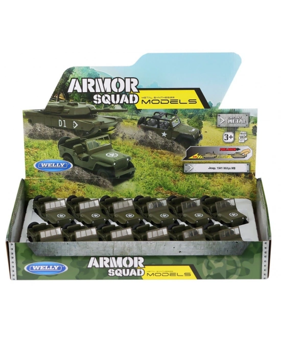 ÇOK SATAN 43723 Welly Jeep Willys 1:32 - 1 adet fiyatıdır