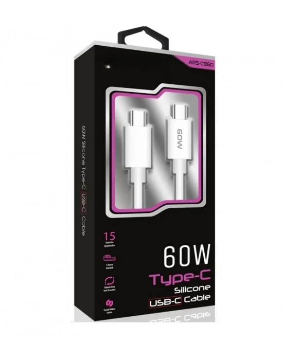 ÇOK SATAN 45w Usb-c Lightning Işıklı Şeffaf Kablo Hızlı Şarj, Dayanıklı Tasarım, İphone Ve İpad Uyumlu