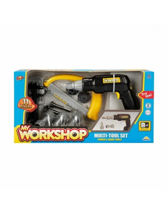 ÇOK SATAN 4622 Zapp Toys My Workshop Elektronik Tornavida Tamir Seti 11 Parça - OYUNCAK