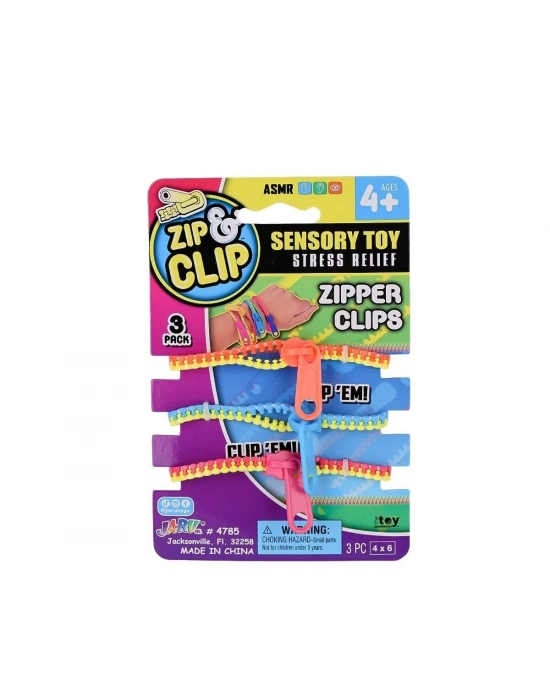 ÇOK SATAN 4785 Zıp Clip Zipper Clips 3lü -Sunman