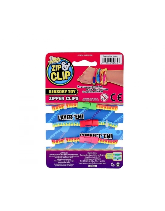 ÇOK SATAN 4785 Zıp Clip Zipper Clips 3lü -Sunman
