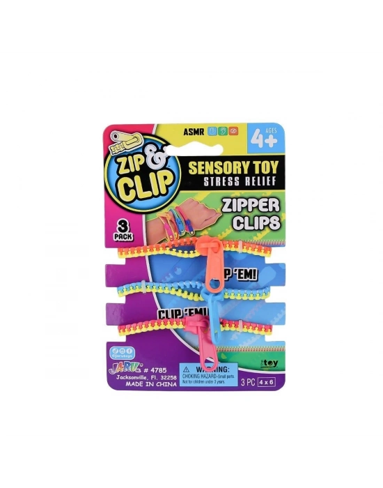 ÇOK SATAN 4785 Zıp Clip Zipper Clips 3lü -Sunman