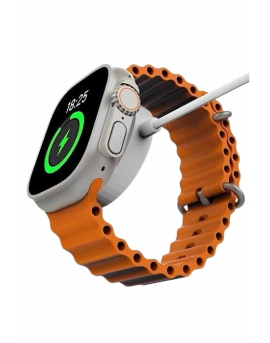 ÇOK SATAN 49mm Akıllı Saat Amoled Ekranlı Kadın Erkek Kol Saati Plastik Kordon