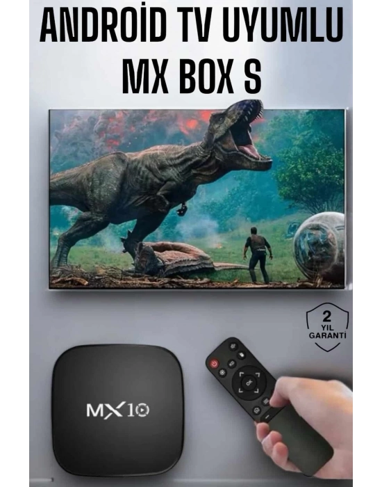 ÇOK SATAN 4K TV Uyumlu HD Çözünürlüklü Mx Box S 8 GB