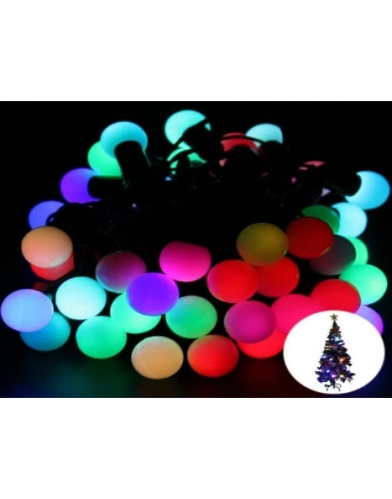 ÇOK SATAN 5 Metre 28 Mini Top RGB Led Siyah Kablo