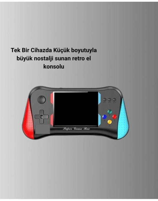 ÇOK SATAN 500 Retro Oyunlu Taşınabilir El Konsolu – X7M Modeli