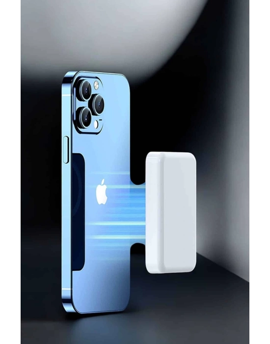 ÇOK SATAN 5000 Mah İOS Uyumlu Magsafe Kablosuz Şarj Hızlı Şarj Desteği